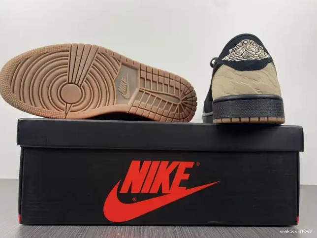 Rep Onekick Air Low 1 SoleFly x Carnivore Jordan DN3400-001 0404